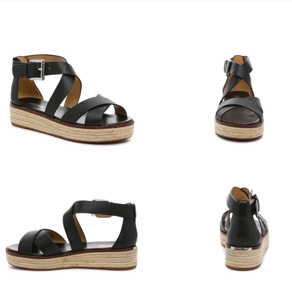 Michael Michael Kors Darby Espadrille Platform Sandal SZ 6